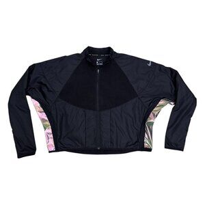 NIKE RUNNING DIVISION Lightweight Cropped Windbreaker Activewear Jacket Womens S